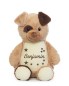 Preview: Hund Kuscheltier bestickt mit Namen